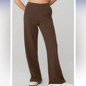Alo Yoga high waist trouser wide leg pant